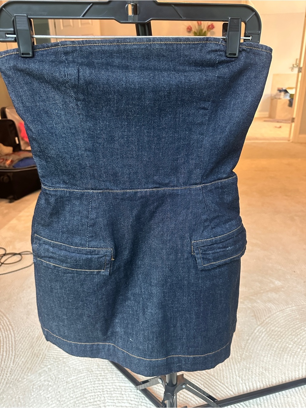 Amanda Uprichard Dark Indigo Denim Dress